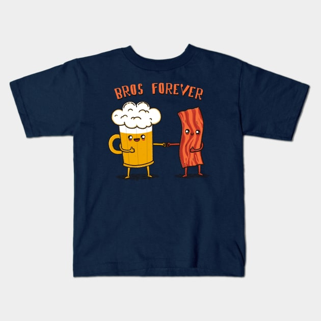 Bros Forever Kids T-Shirt by bohsky